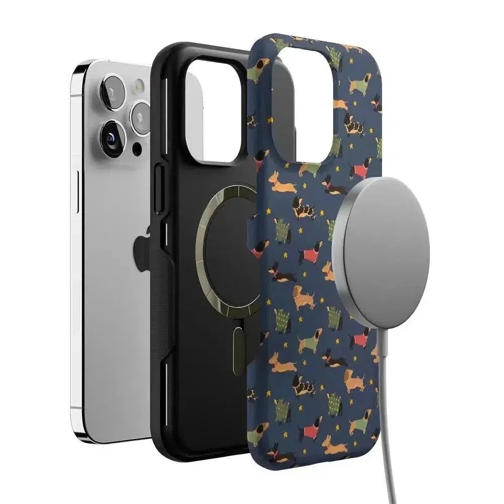 Dashing Doxies | Dachshund Dog Case Phone Case Casetry