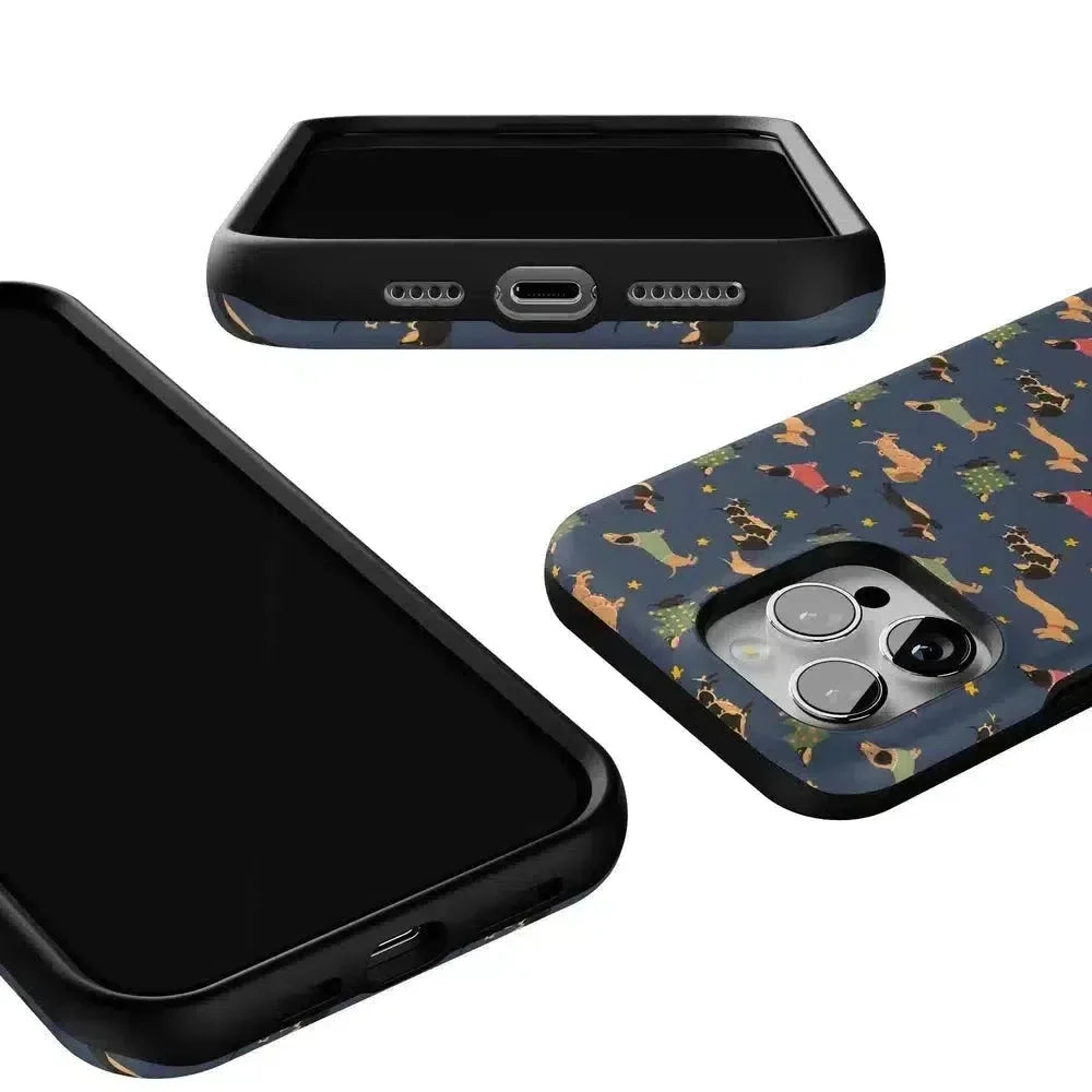 Dashing Doxies | Dachshund Dog Case Phone Case Casetry