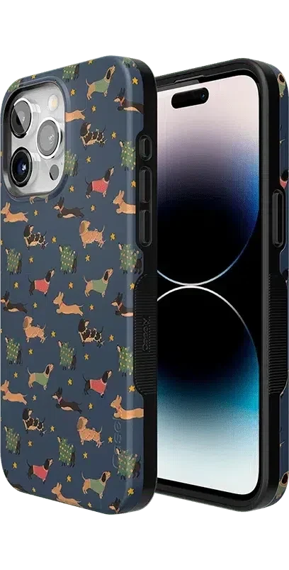 Dashing Doxies | Dachshund Dog Case Phone Case Casetry