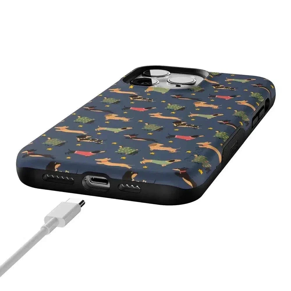 Dashing Doxies | Dachshund Dog Case Phone Case Casetry