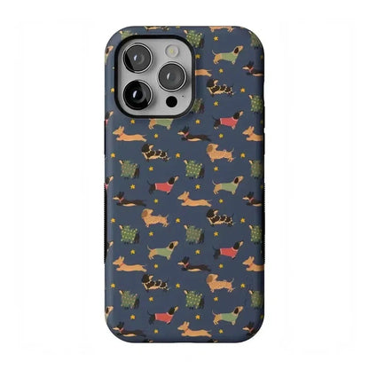 Dashing Doxies | Dachshund Dog Case Phone Case Casetry