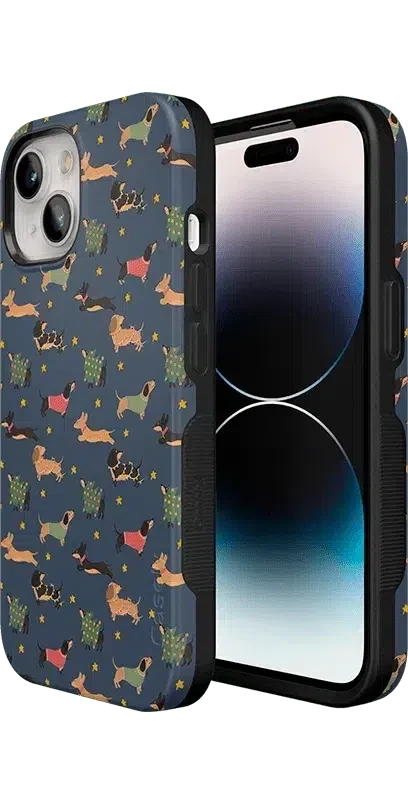 Dashing Doxies | Dachshund Dog Case Phone Case Casetry