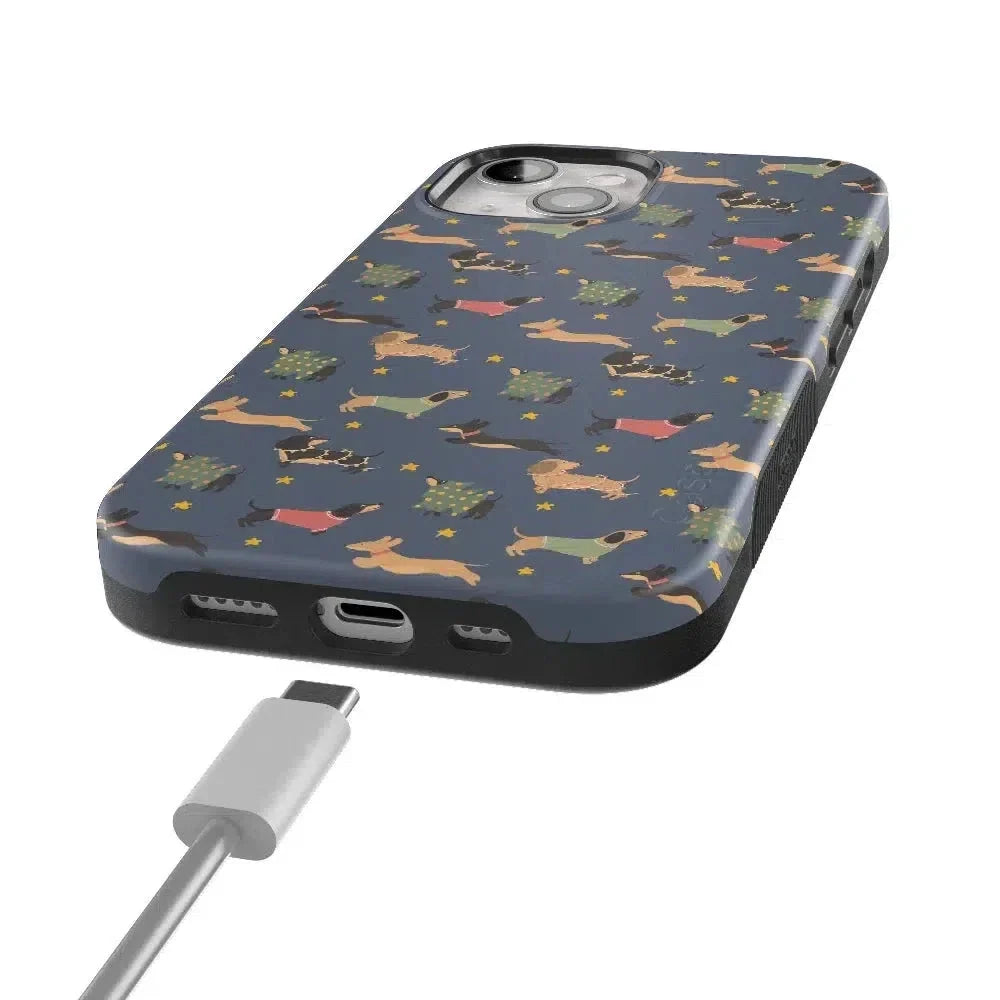 Dashing Doxies | Dachshund Dog Case Phone Case Casetry