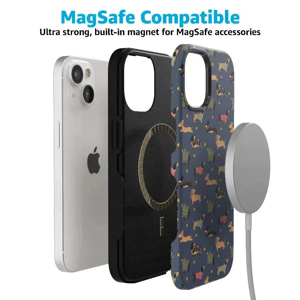 Dashing Doxies | Dachshund Dog Case Phone Case Casetry