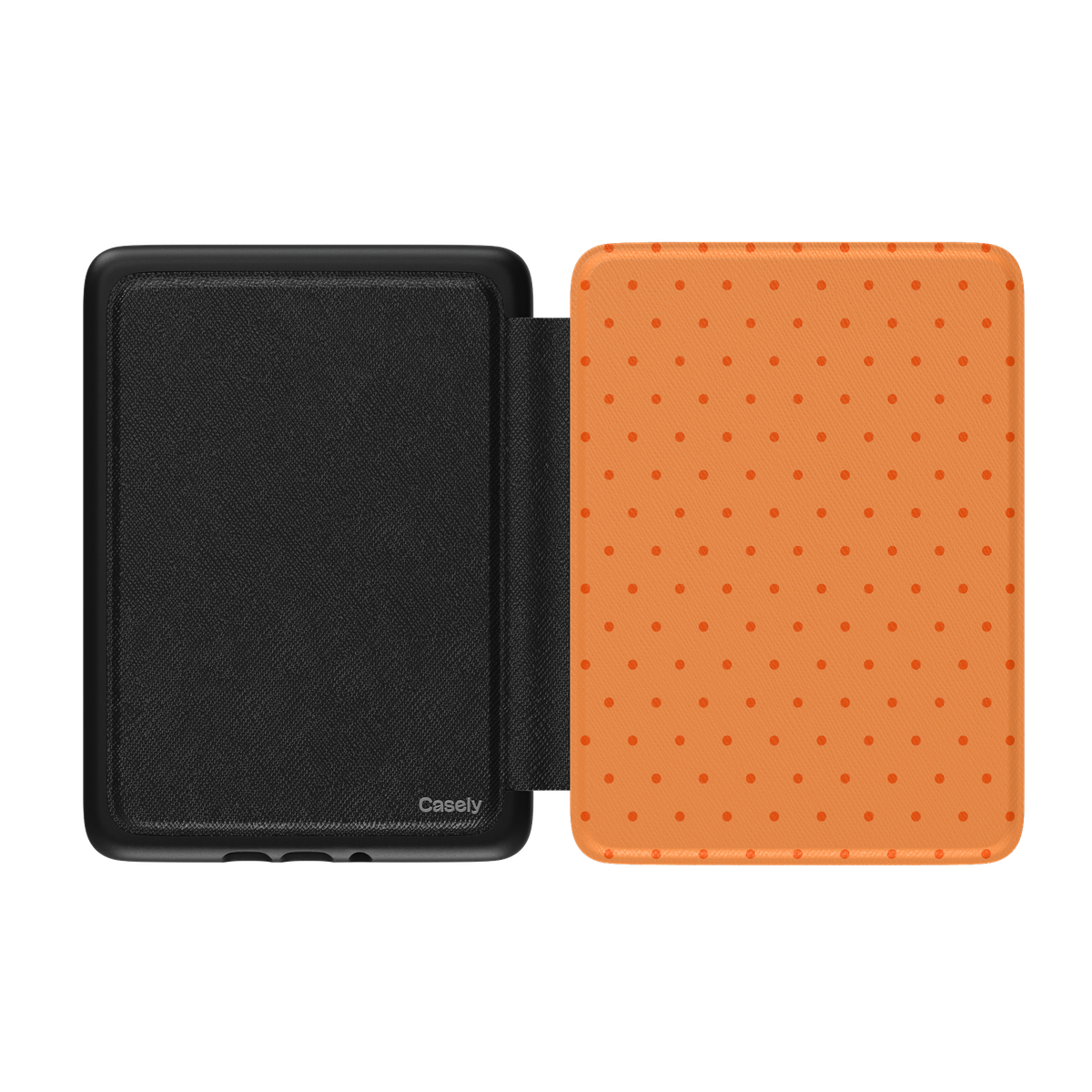 On the Dot | Orange Polka Dot Kindle Case