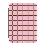 Uptown Gridlock | Pink Checkerboard Kindle Case | Casely