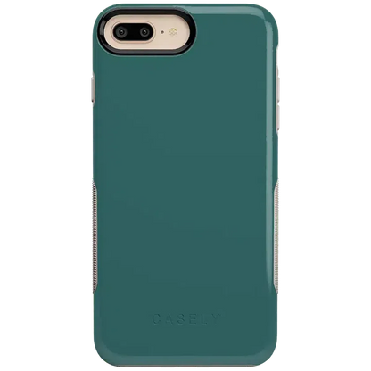 Deep Teal on Nude | Ultra-Protective Bold Case iPhone Case get.casely