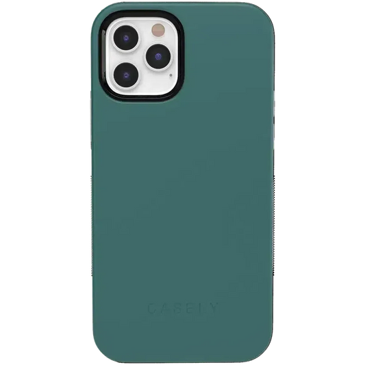Deep Teal on Nude | Ultra-Protective Bold Case iPhone Case get.casely