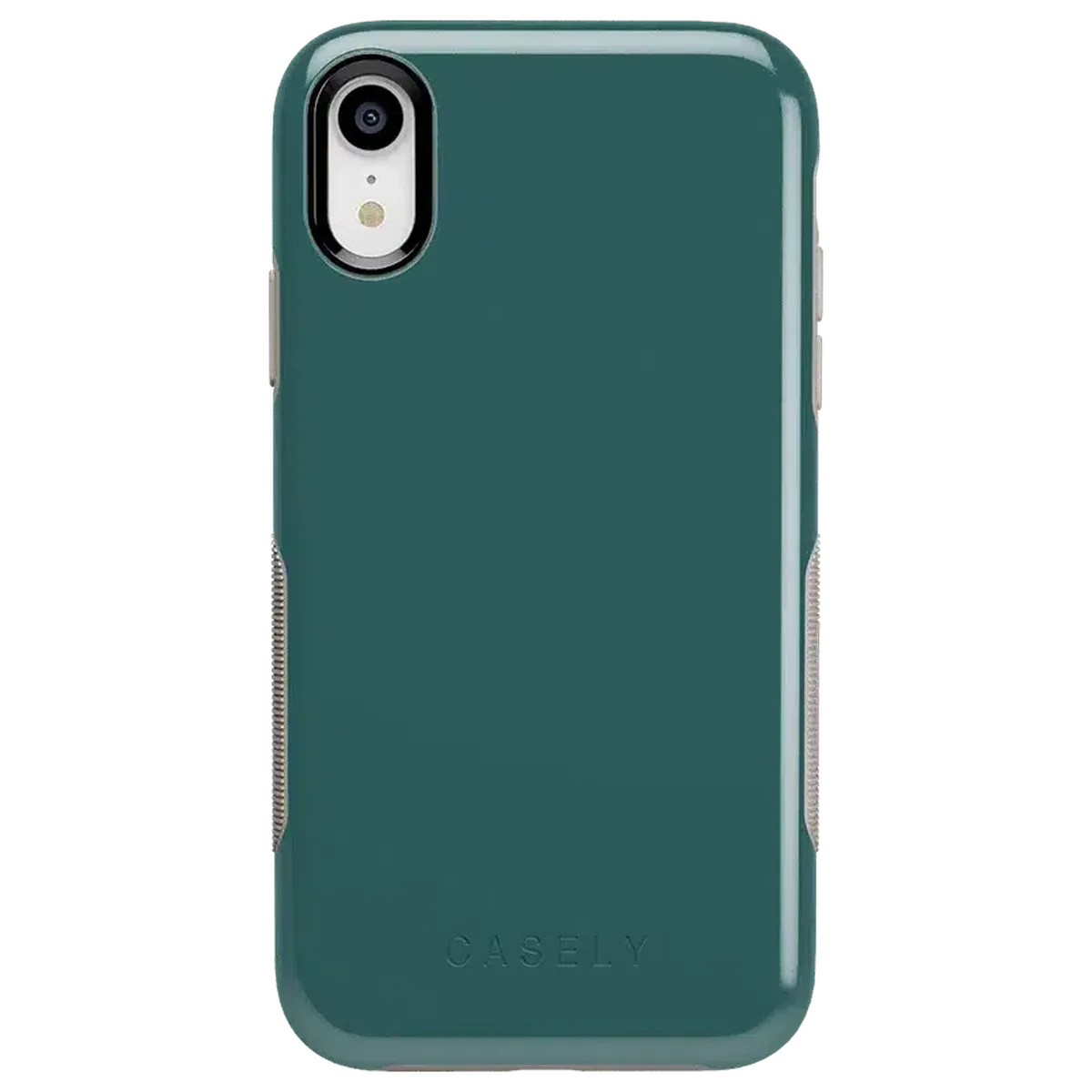 Deep Teal on Nude | Ultra-Protective Bold Case iPhone Case get.casely