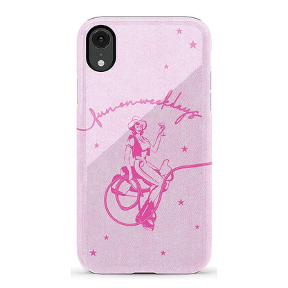 Denim Cowgirl | Fun on Weekdays Case iPhone Case get.casely Essential iPhone XR