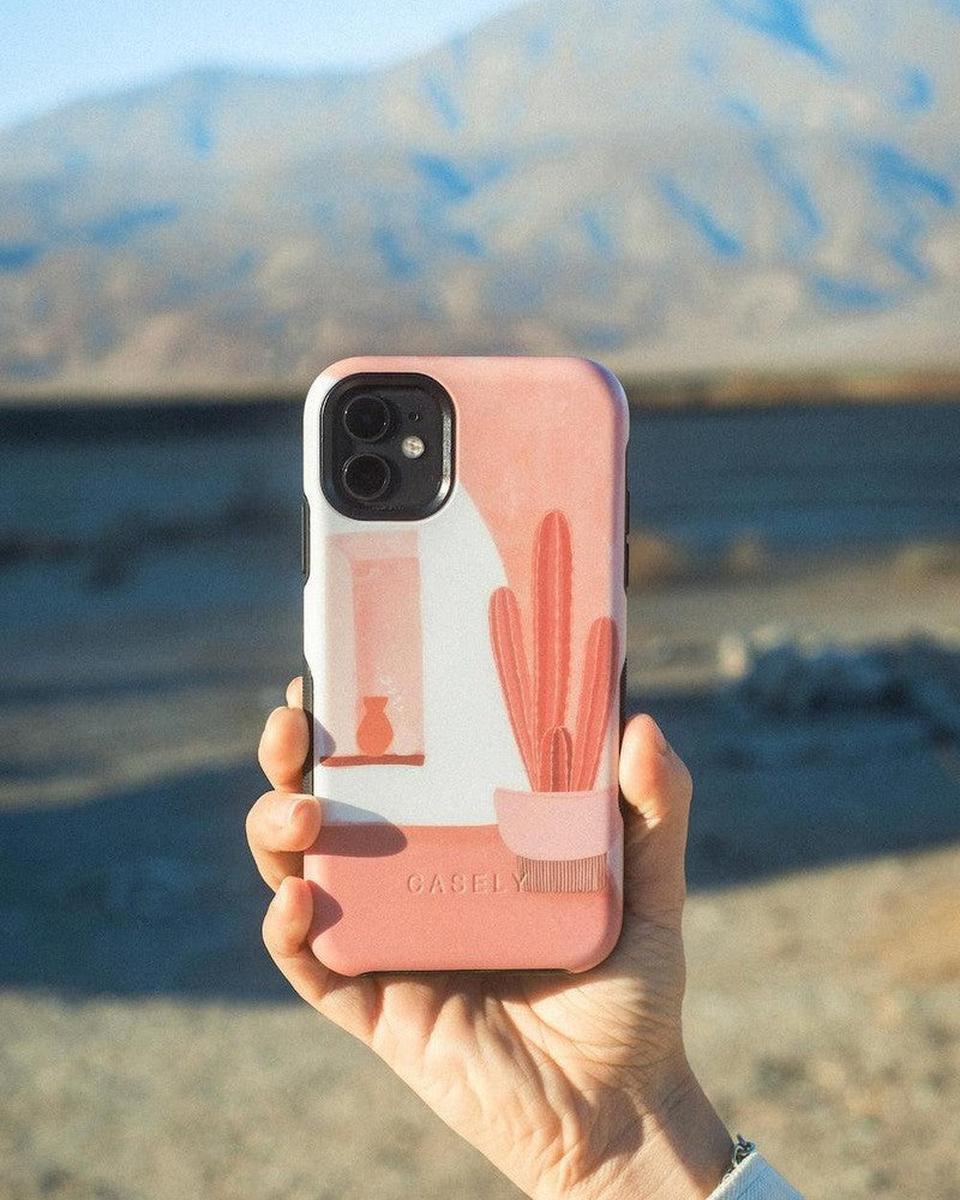 Desert Daze | Peachy Cactus Case iPhone Case get.casely