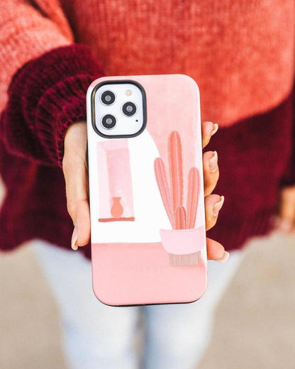 Desert Daze | Peachy Cactus Case iPhone Case get.casely