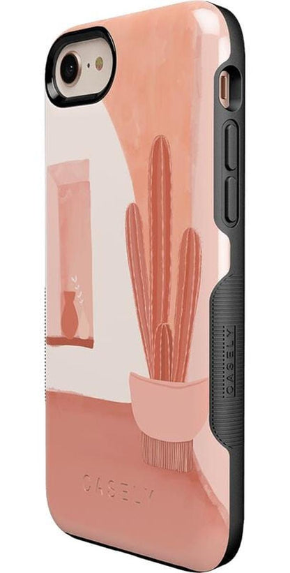 Desert Daze | Peachy Cactus Case iPhone Case get.casely