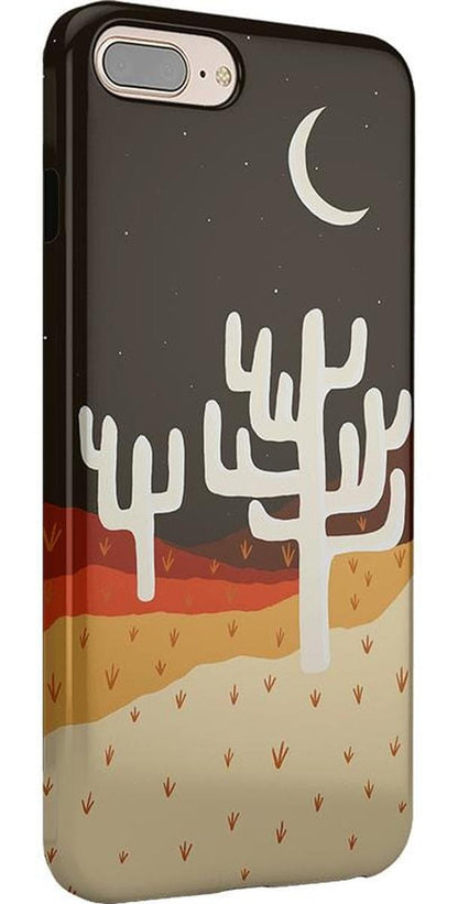 Desert Nights | Cactus Colorblock Case iPhone Case get.casely