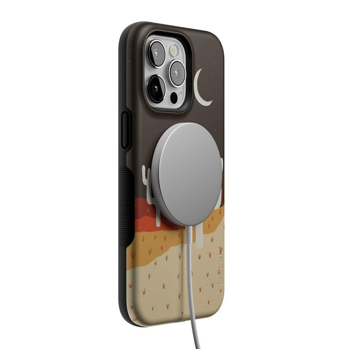 Desert Nights | Cactus Colorblock Case iPhone Case get.casely