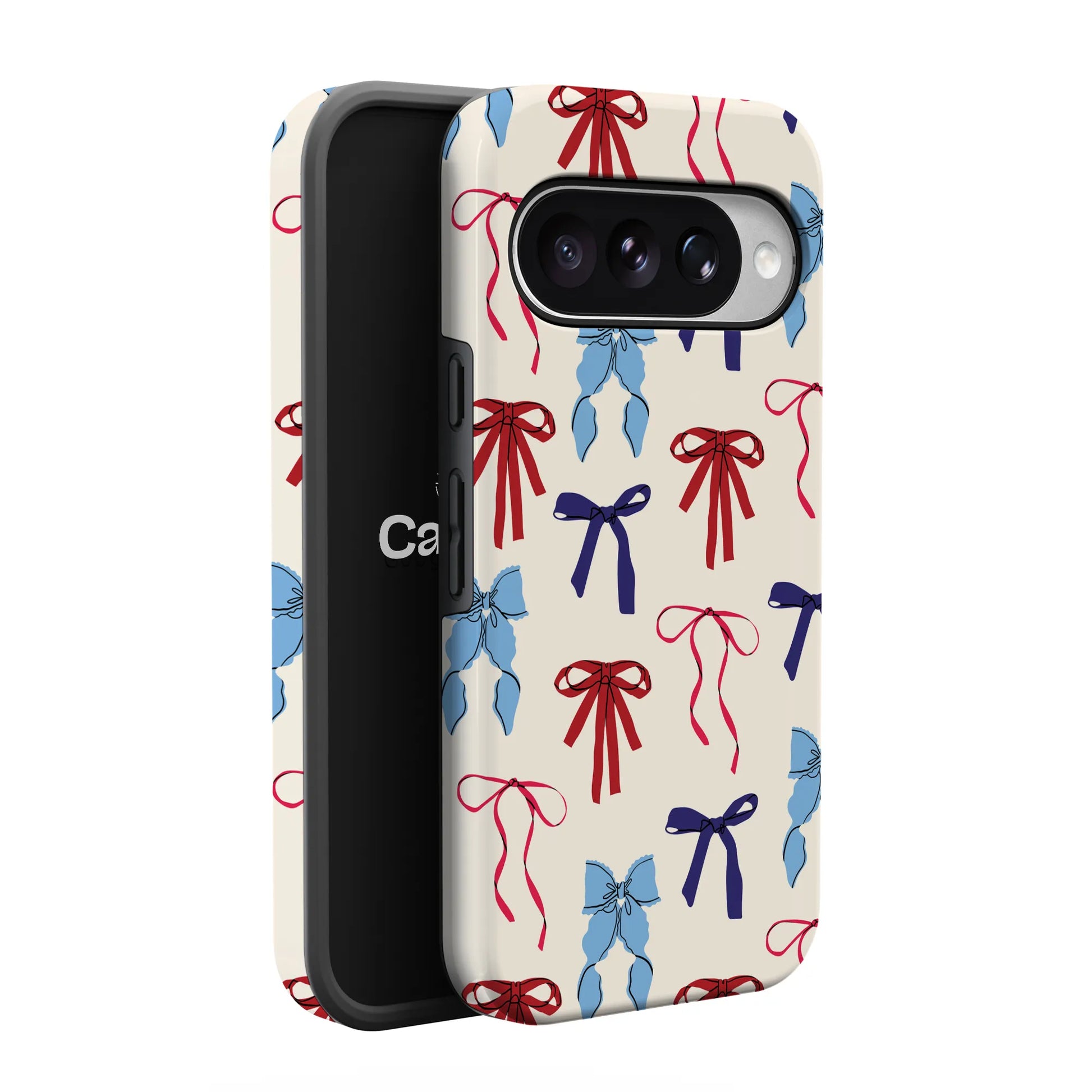 American Girlie | Red White & Blue Bows Case