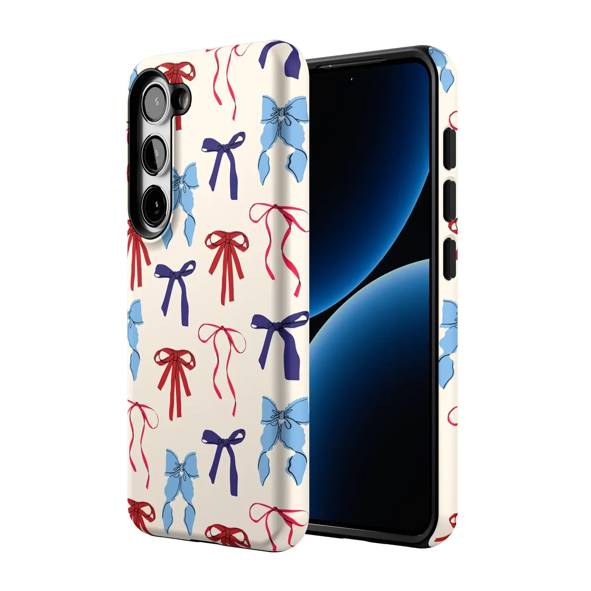 American Girlie | Red White & Blue Bows Case