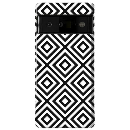 Diamonds | High Contrast Design Case Phone Case Casetry Essential Google Pixel 6 Pro
