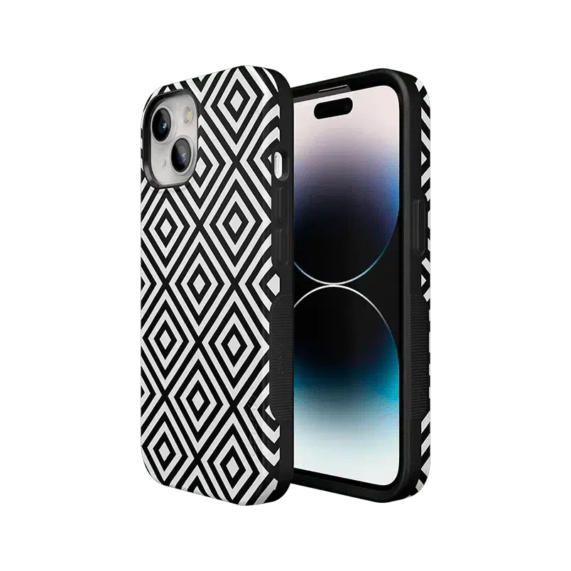 Diamonds | High Contrast Design Case Phone Case Casetry