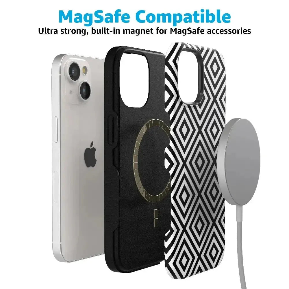 Diamonds | High Contrast Design Case Phone Case Casetry
