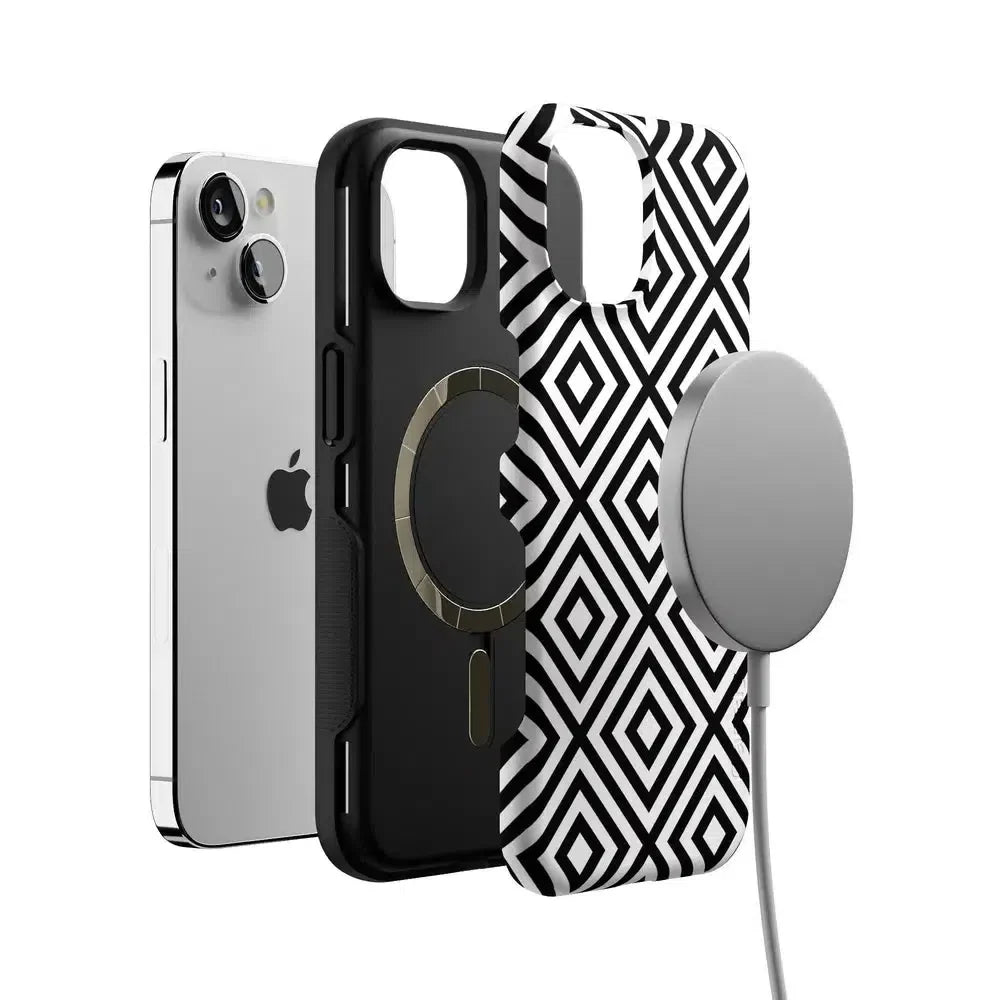 Diamonds | High Contrast Design Case Phone Case Casetry