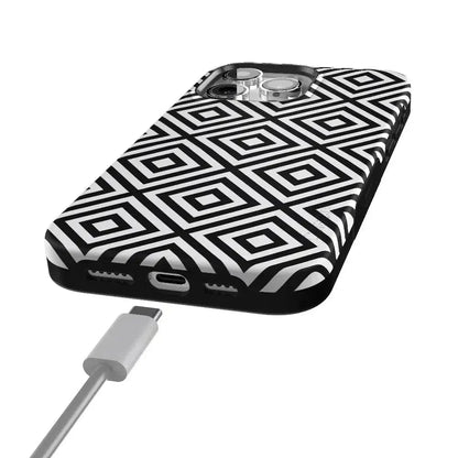 Diamonds | High Contrast Design Case Phone Case Casetry
