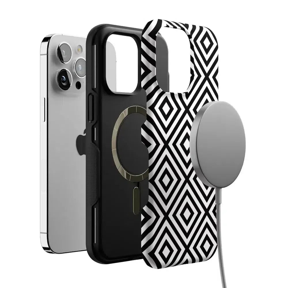 Diamonds | High Contrast Design Case Phone Case Casetry
