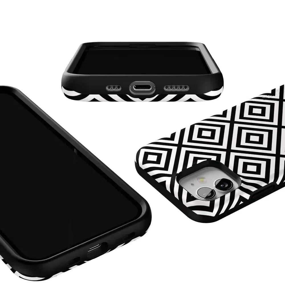 Diamonds | High Contrast Design Case Phone Case Casetry