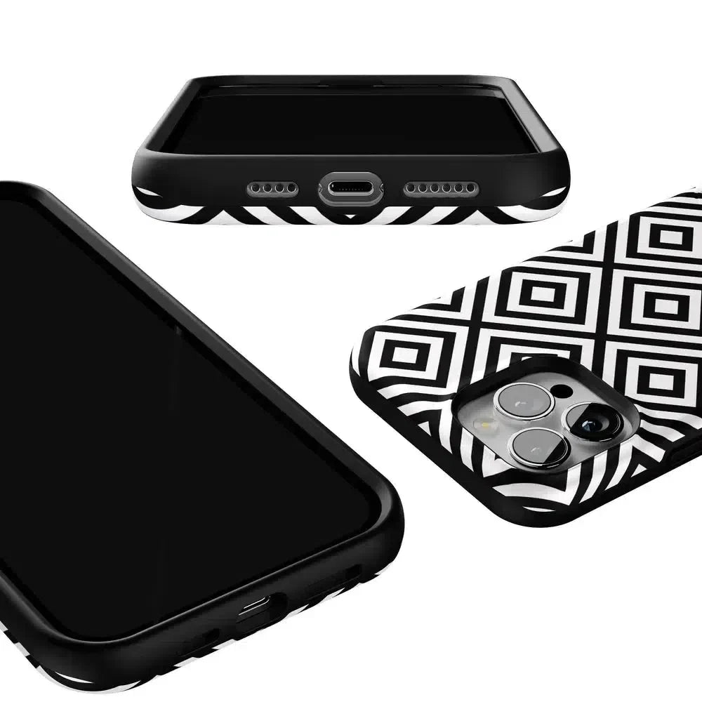 Diamonds | High Contrast Design Case Phone Case Casetry