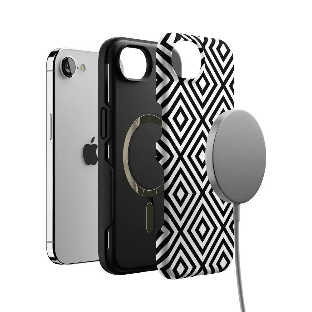 Diamonds | High Contrast Design Case Phone Case Casetry