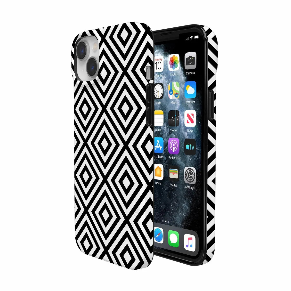 Diamonds | High Contrast Design Case Phone Case Casetry