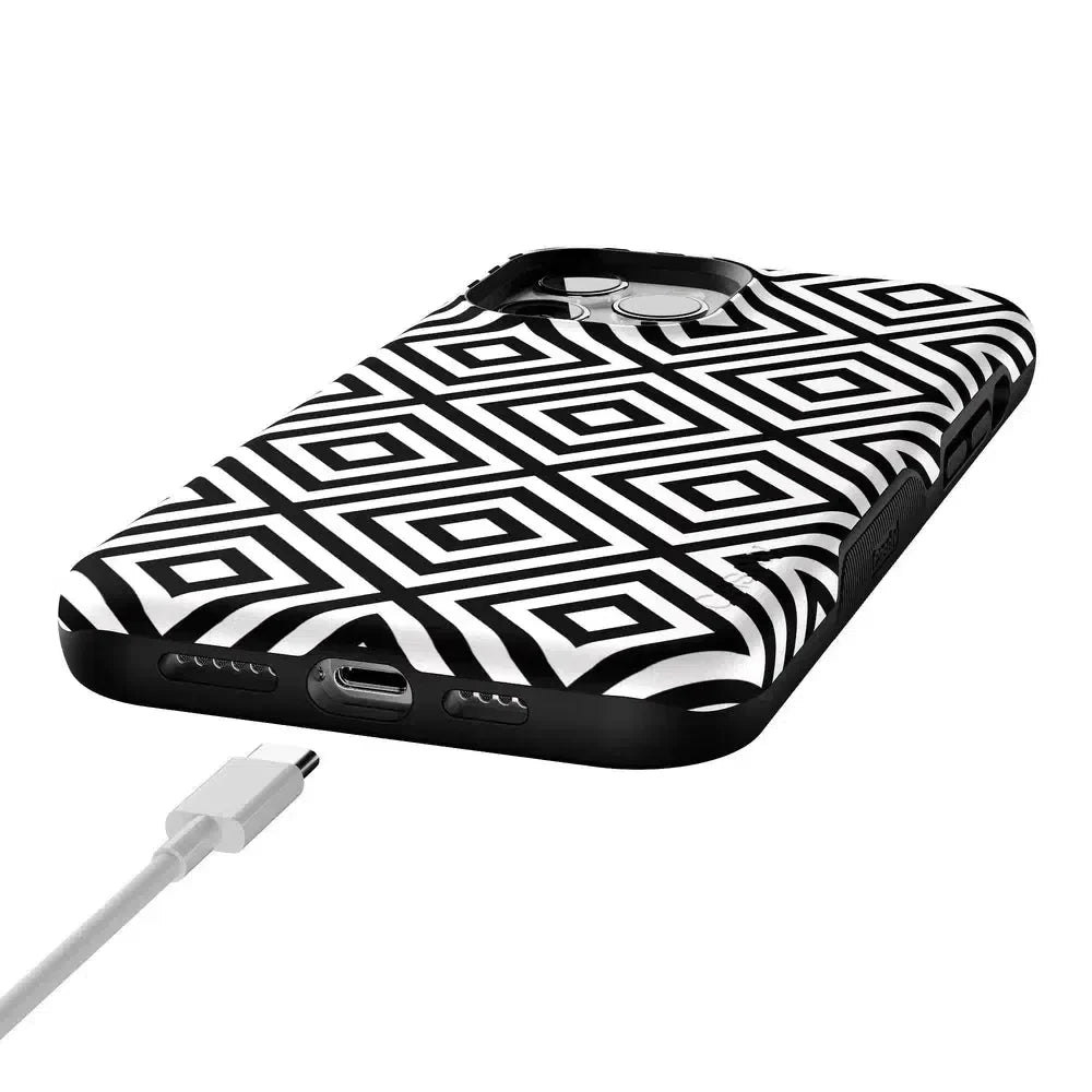 Diamonds | High Contrast Design Case Phone Case Casetry