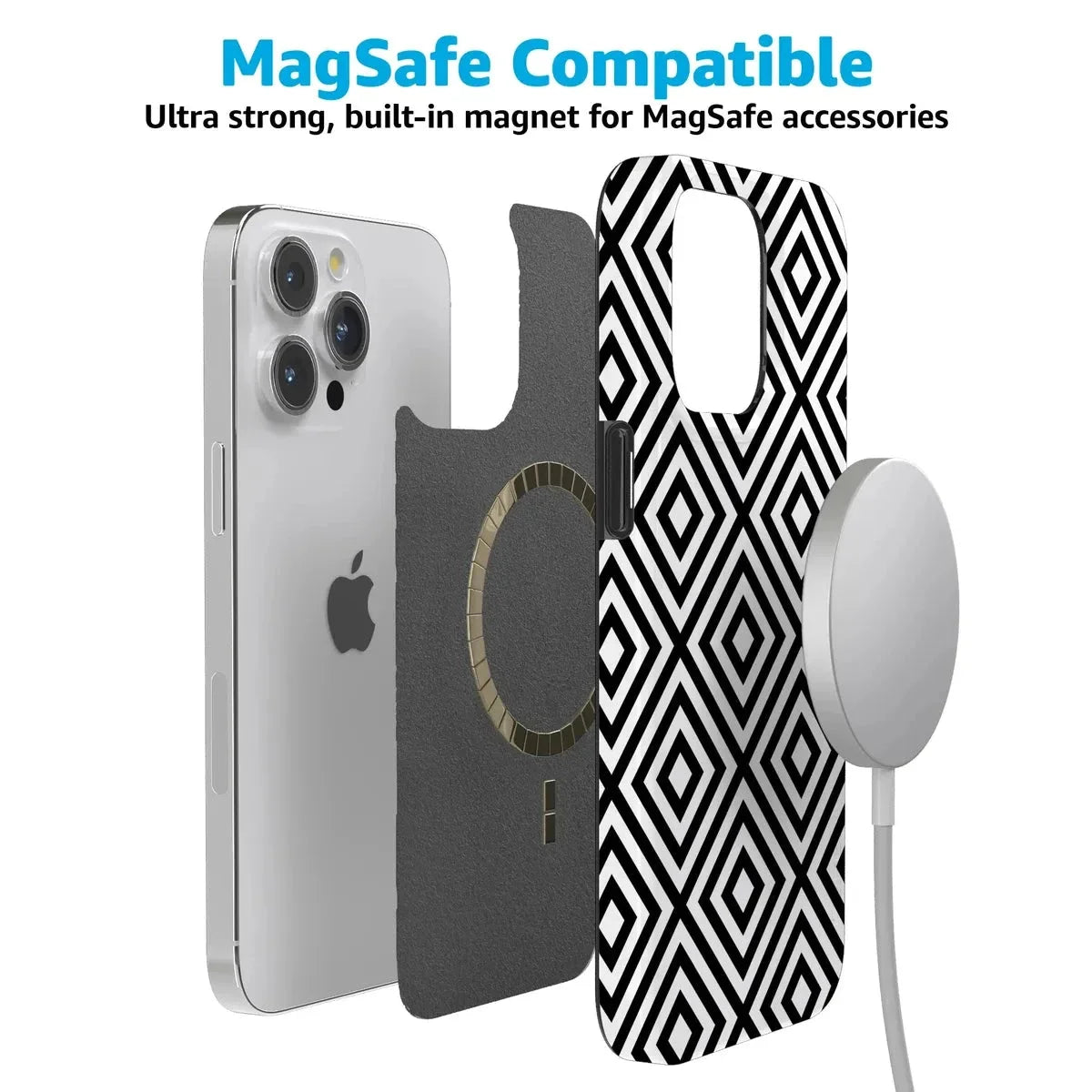 Diamonds | High Contrast Design Case Phone Case Casetry