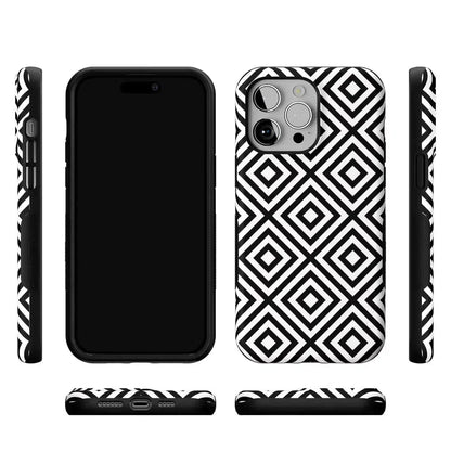 Diamonds | High Contrast Design Case Phone Case Casetry