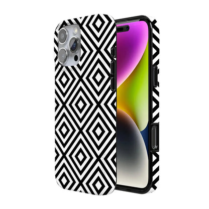 Diamonds | High Contrast Design Case Phone Case Casetry