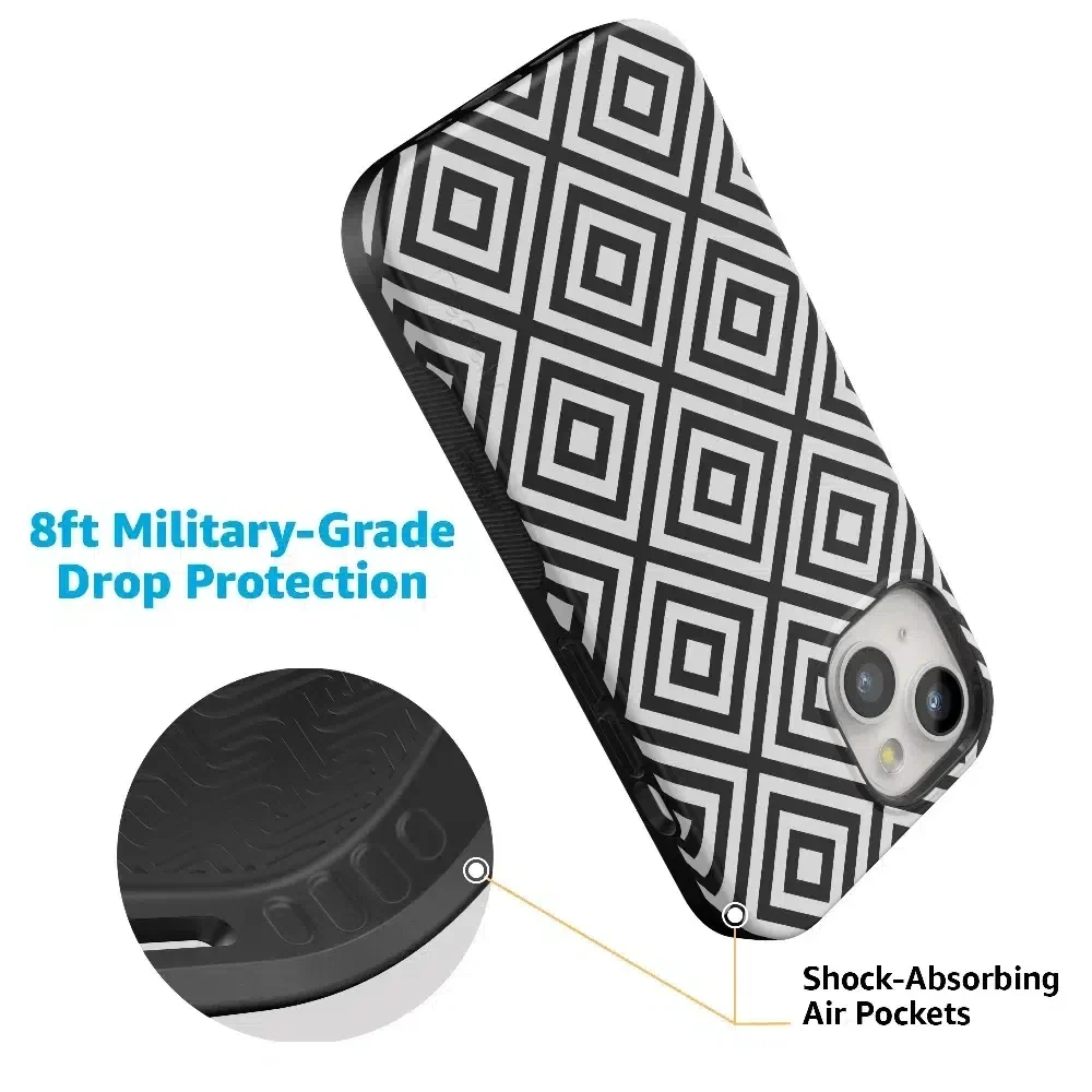 Diamonds | High Contrast Design Case Phone Case Casetry
