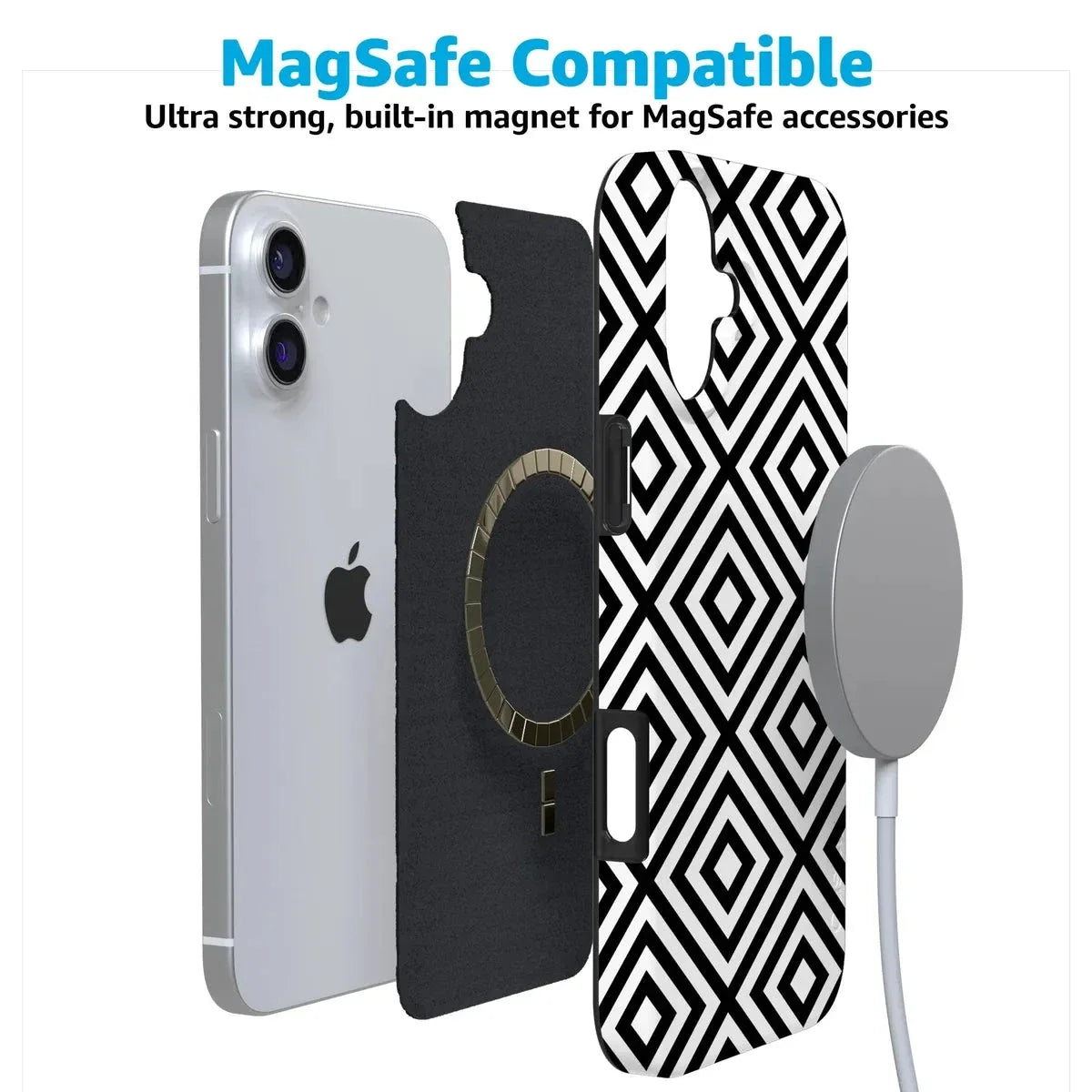 Diamonds | High Contrast Design Case Phone Case Casetry