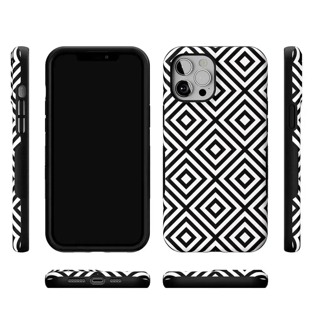 Diamonds | High Contrast Design Case Phone Case Casetry