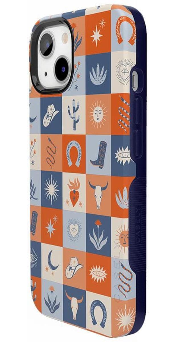 Dirt Road Chic | Western Squares Case iPhone Case get.casely