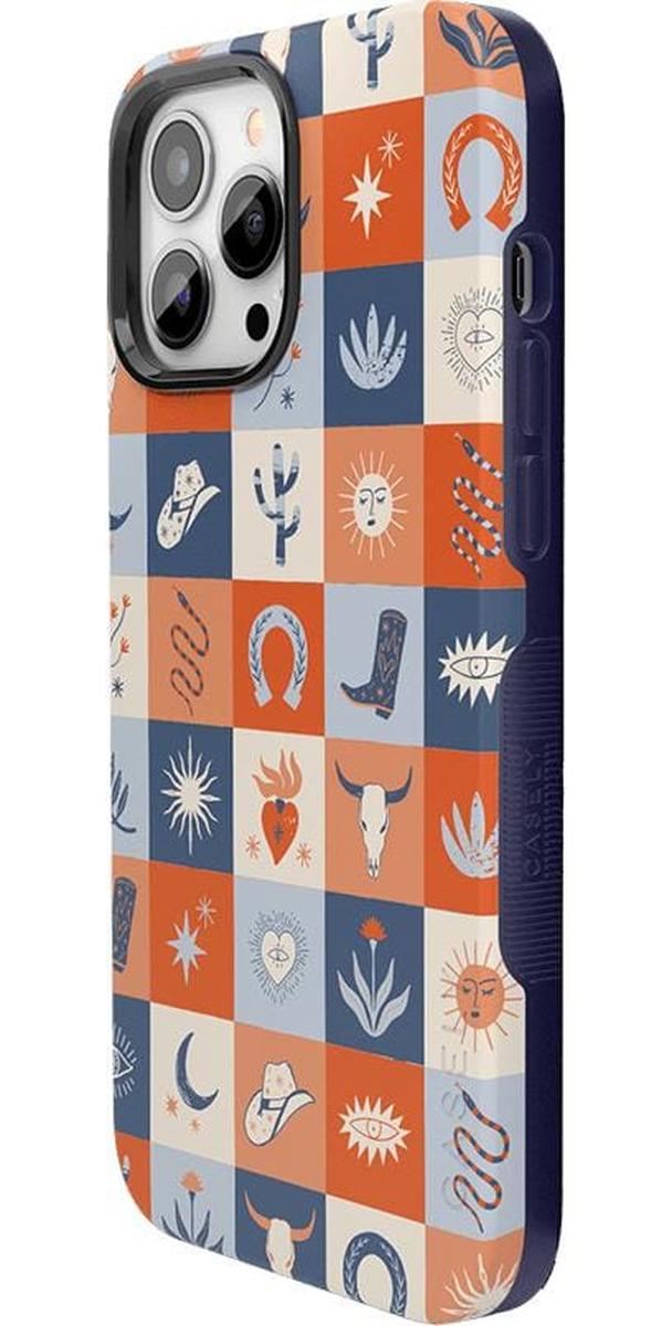 Dirt Road Chic | Western Squares Case iPhone Case get.casely