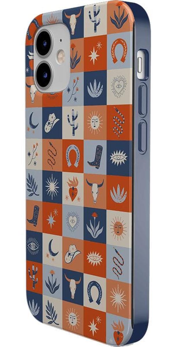 Dirt Road Chic | Western Squares Case iPhone Case get.casely