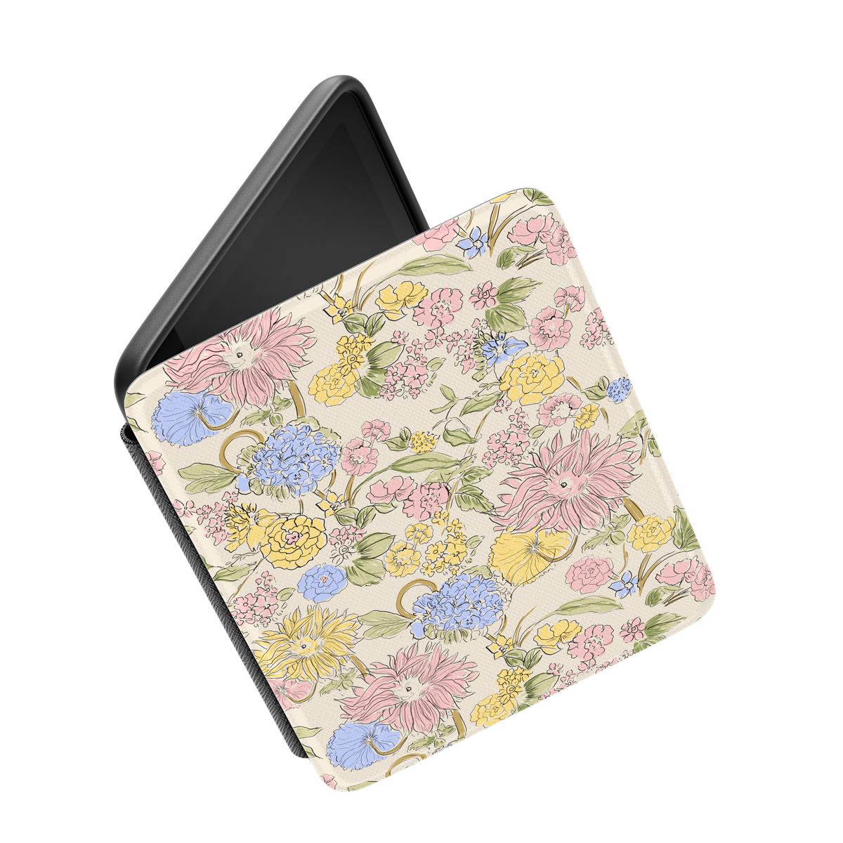 Prairie Blooms | Pastel Floral Kindle Case
