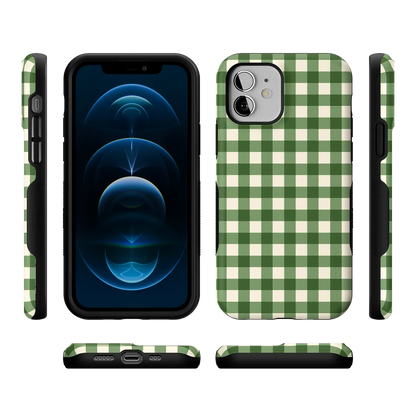Checked Twice | Green Plaid Case