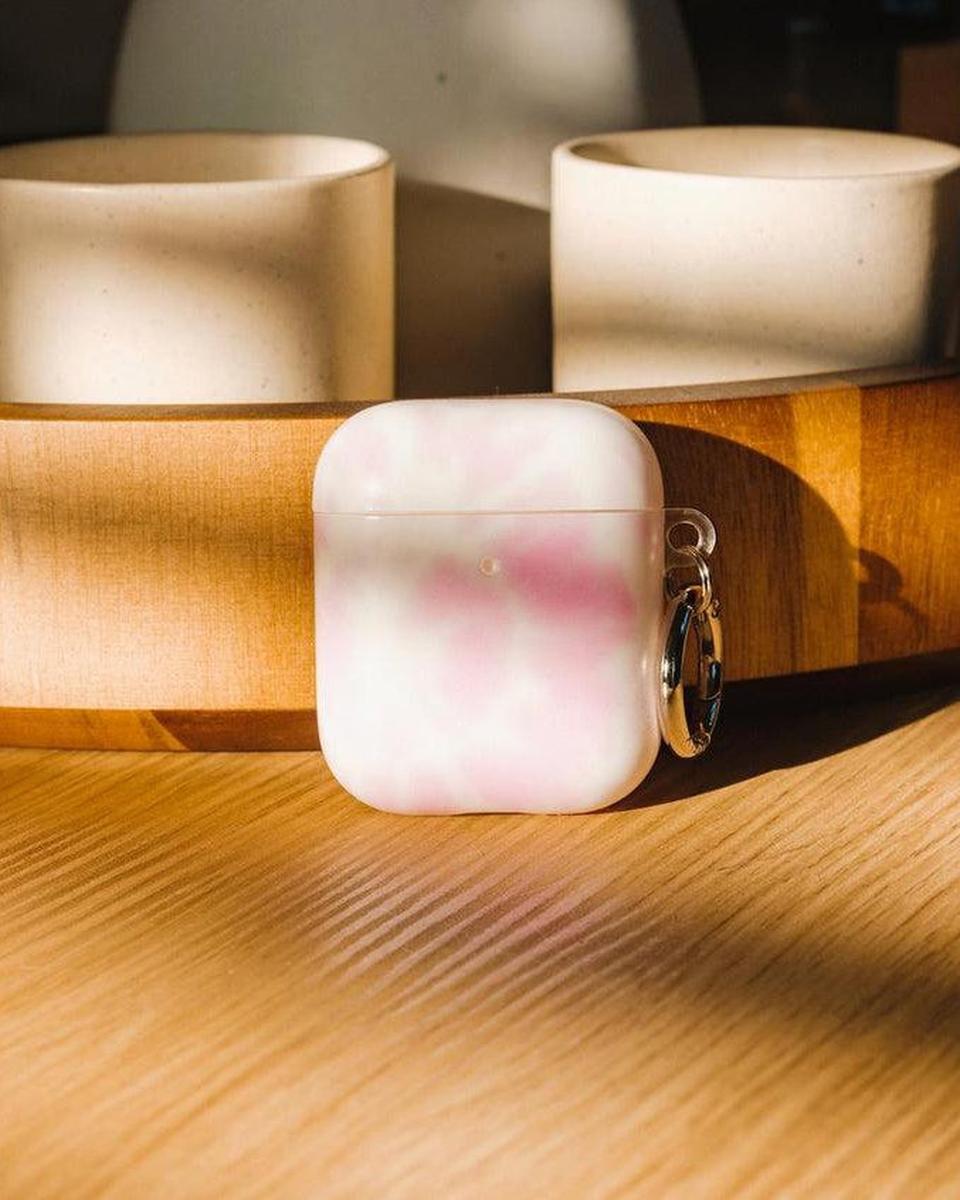 Down for Whatever | Light Pink Tie Dye AirPods Case AirPods Case get.casely