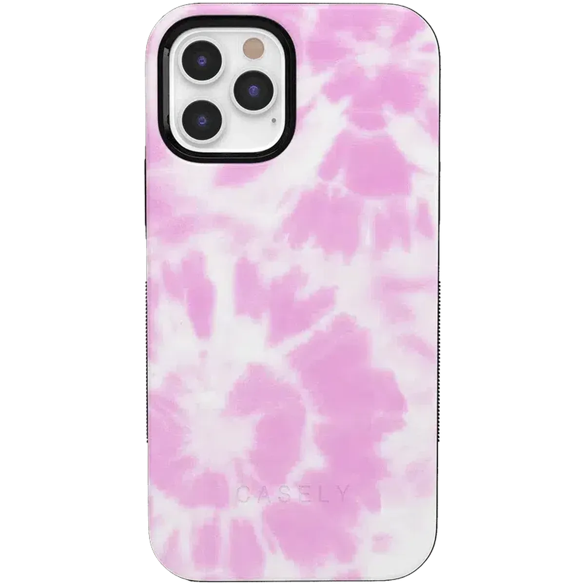 Down for Whatever | Light Pink Tie Dye Case iPhone Case get.casely Bold iPhone 12 Pro