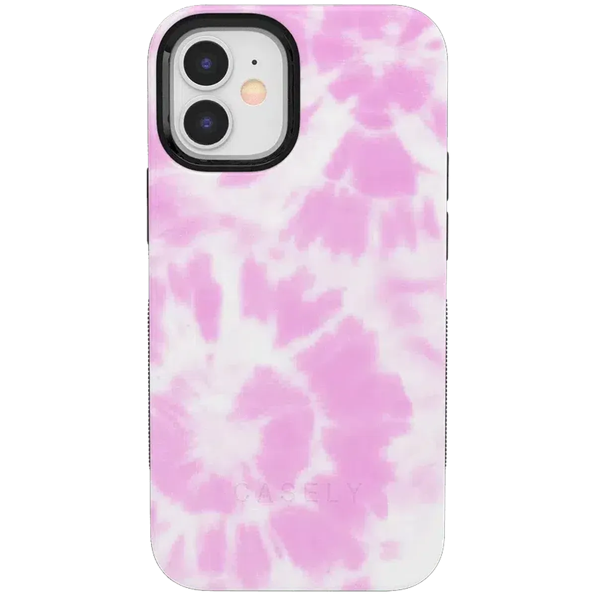 Down for Whatever | Light Pink Tie Dye Case iPhone Case get.casely Bold iPhone 12 Mini