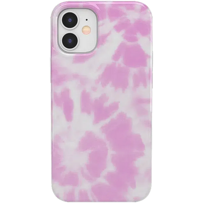 Down for Whatever | Light Pink Tie Dye Case iPhone Case get.casely Classic iPhone 12 Mini