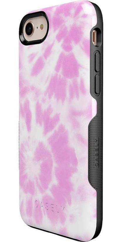 Down for Whatever | Light Pink Tie Dye Case iPhone Case get.casely