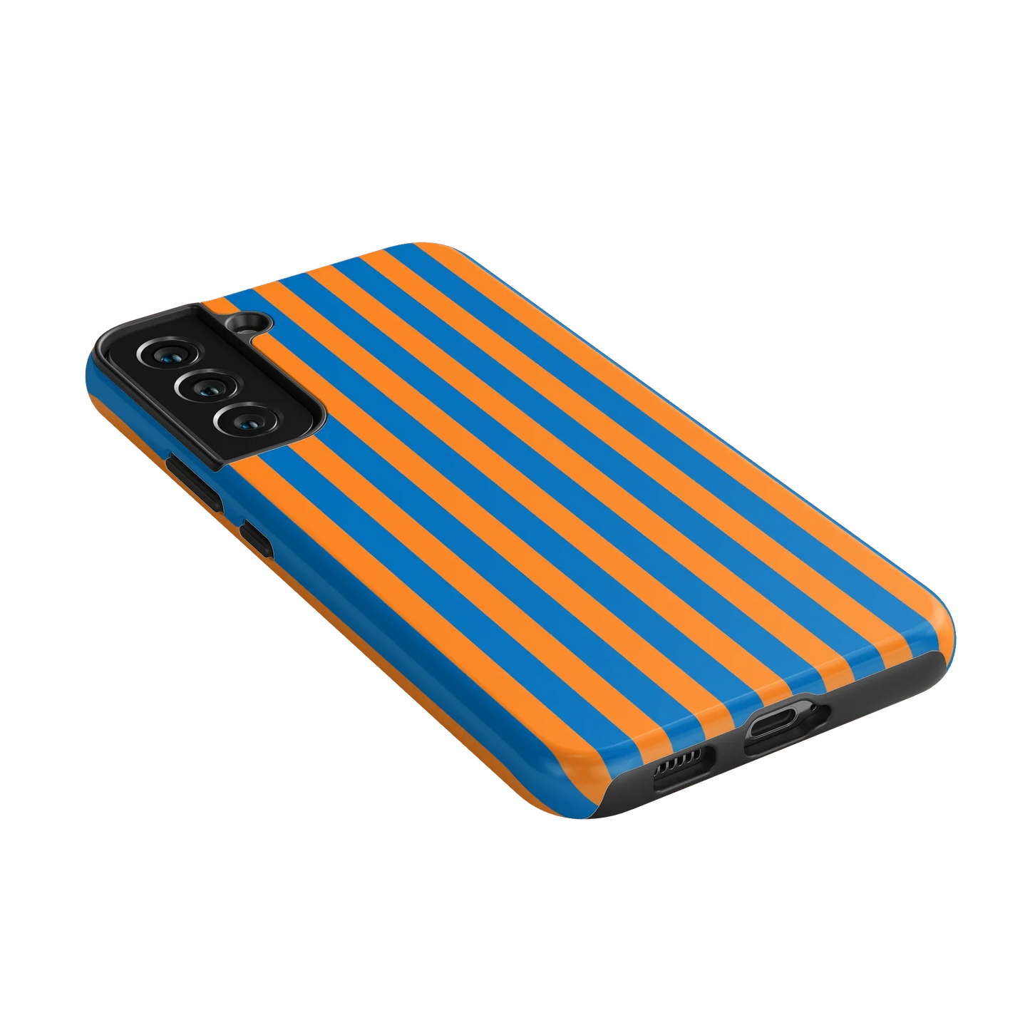 Go New York | Blue & Orange Stripes Case