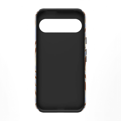 Untamed | Brown & Blue Zebra Case